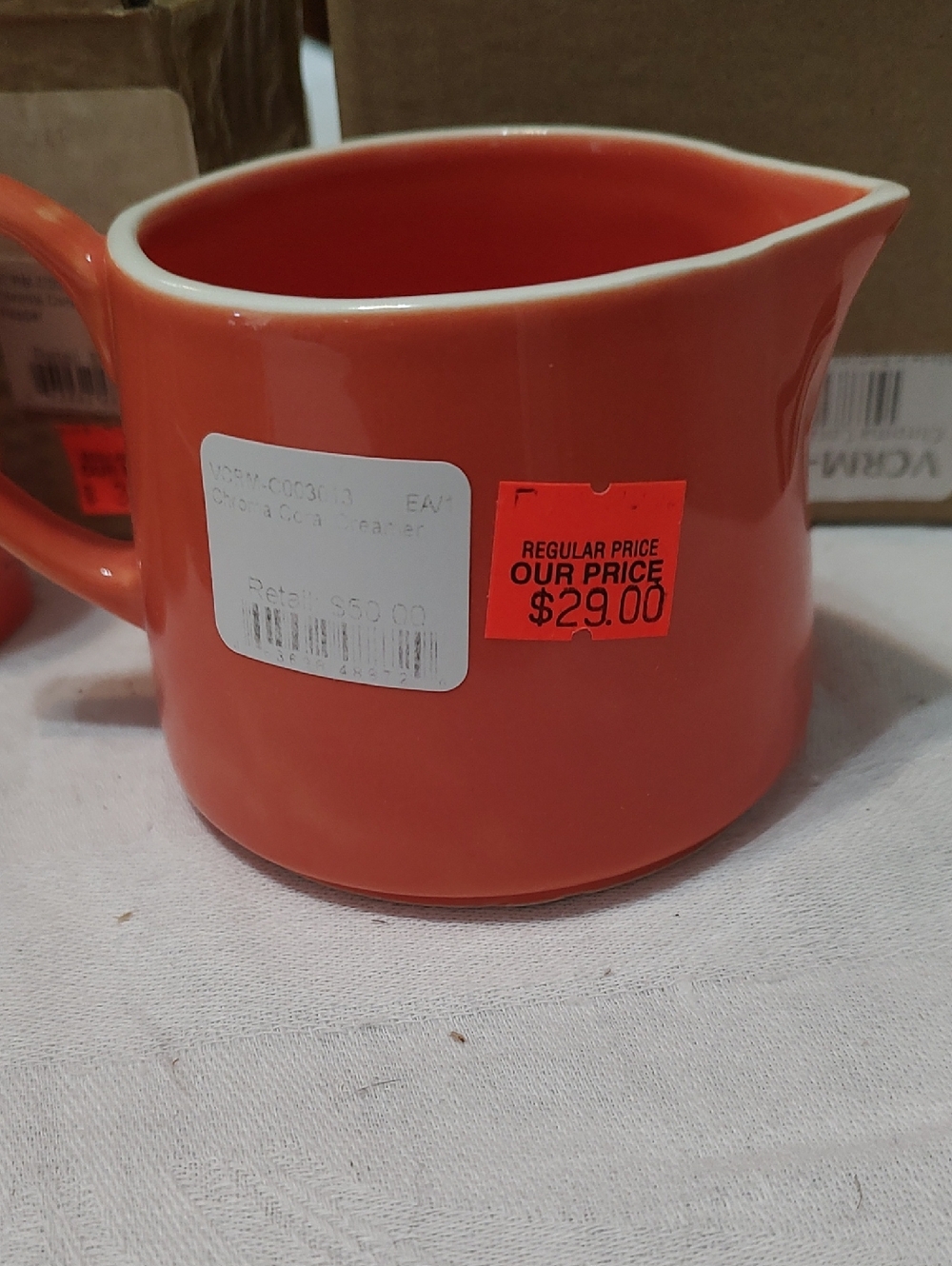 NWT Coral Vietri Butter Dish, Matching S&P And Creamer Set - Picture 7 of 7